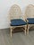 Elinor McGuire for McGuire Furniture Crackled Ice Dining Chairs, Pair For Sale In San Francisco - Image 6 of 12