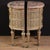 Italian Louis XVI Bonzanigo Style Lacquered Bedside Tables, 1950, Set of 2 For Sale - Image 4 of 14