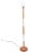Mid Century Modern Danish Solid Teak Floor Lamp Metal MCM Denmark Silver Round For Sale