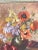 Mid 20th Century Midcentury Signed Original Floral Oil Painting For Sale - Image 5 of 12