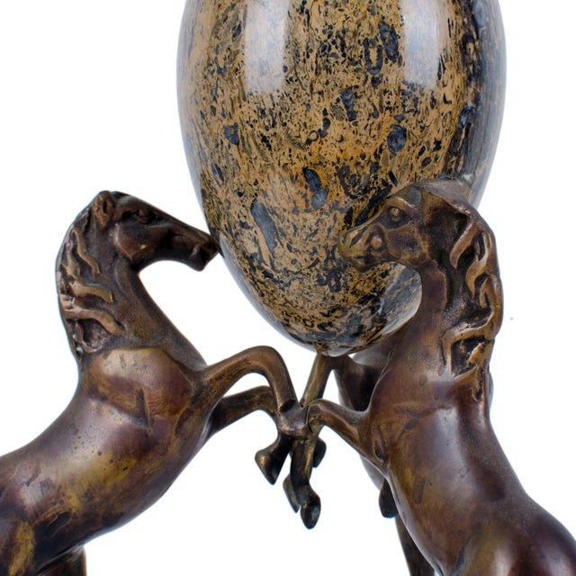 Mid-Century Modern Vintage Jasper Stone Horse Sculpture For Sale - Image 3 of 5