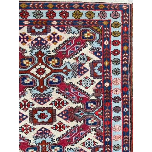 Small Vintage Azerbanjan Azerbwan Rug For Sale - Image 4 of 11