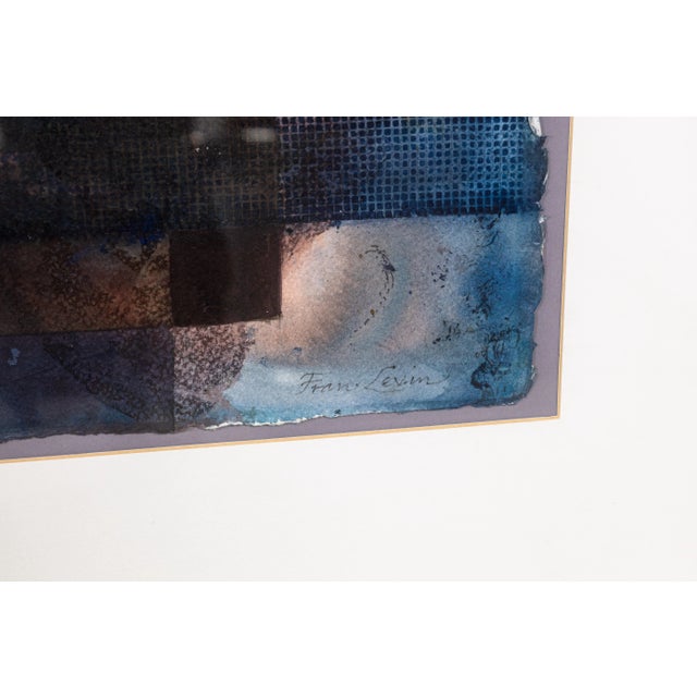 Fran Levin - Untitled (Abstract Bouquet), C. 1980s Signed Watercolor on Paper For Sale - Image 4 of 7