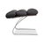 Set of Leather and Chrome Sinus Armchair and Ottoman from COR For Sale - Image 12 of 14