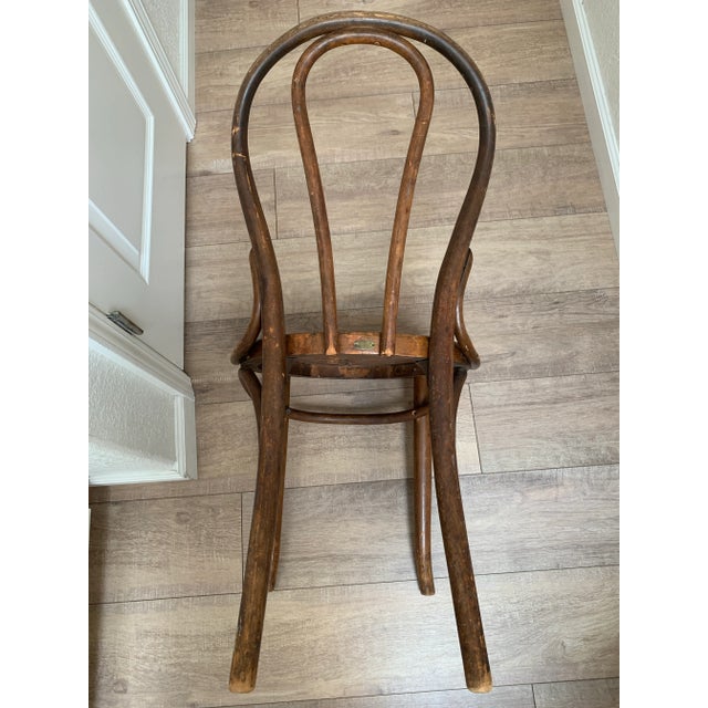 Vintage Bentwood Cafe Bistro Chair For Sale - Image 11 of 11