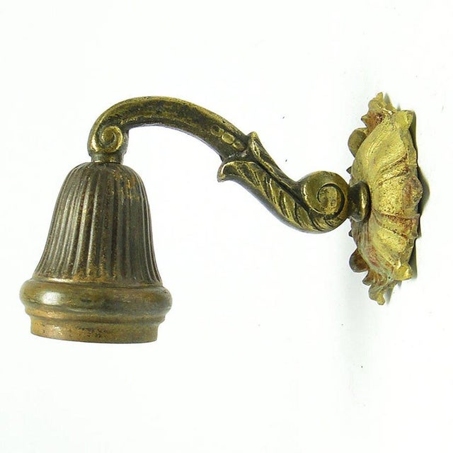 Metal Antique Wall Lamp in Metal, 1890s For Sale - Image 7 of 7