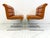 i4 Mariani Set of 4 Lugano Chairs in Cognac Leather, I4 Mariani for Pace Collection, 1970's For Sale - Image 4 of 13