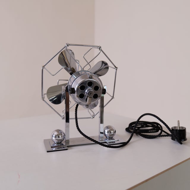 Metal Art Deco Table Fan from Maico, 1930s For Sale - Image 7 of 10