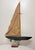 Up for sale is a rare antique handmade 19th century Folk Art wood and metal sailing yacht. It is a unique and historically...