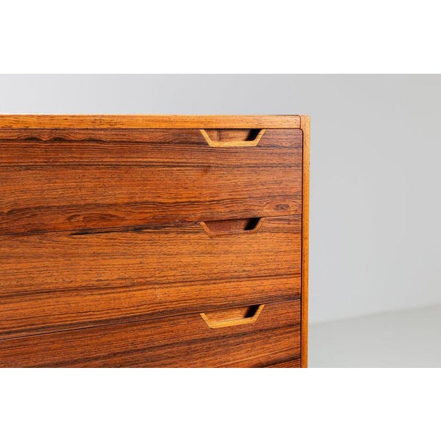 Rosewood Chest of Drawers by Svend Langkilde for Langkilde Møbler, Denmark, 1960s For Sale - Image 9 of 13