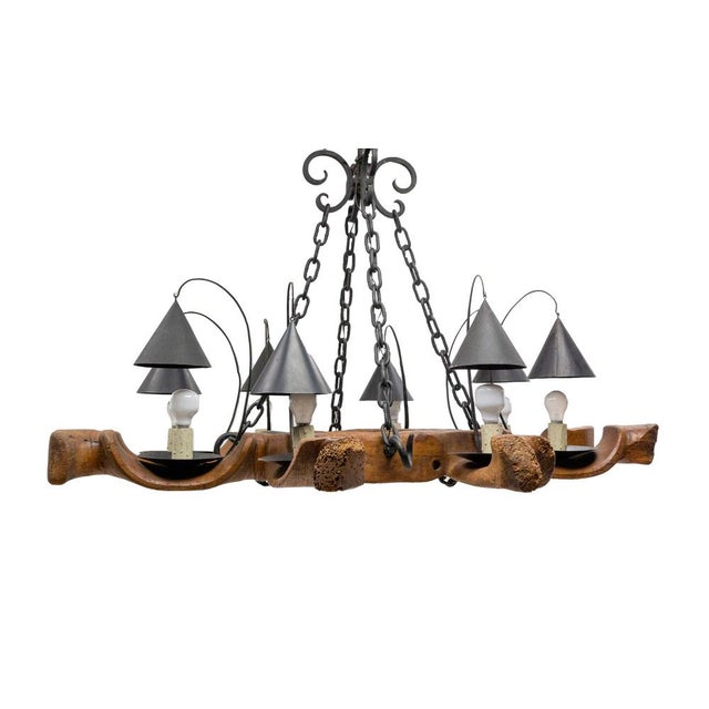 Mid-Century French Chandelier For Sale - Image 15 of 15