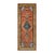 3.6x12Ft. Brunt Orange Persian Design Inspired Hand Knotted Wool Runner Rug For Sale