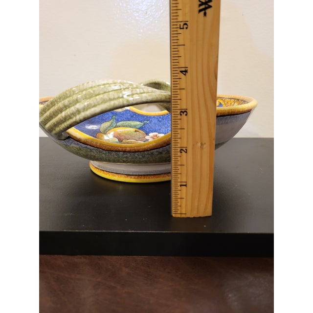 1990s Deruta Italy Serving Bowl Vessel For Sale - Image 12 of 12