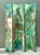Vintage Eglomise Hand Painted Mirrored Screen For Sale - Image 10 of 12