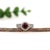 Metal 1.4Ct Spessartine Garnet Ring With Earth Mined Diamonds: Solid 14k Gold, 6.5mm, Size 6.75 For Sale - Image 7 of 12