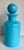 Blue 1940's Portieux Vallerysthal French Blue Opaline Decanter For Sale - Image 8 of 8