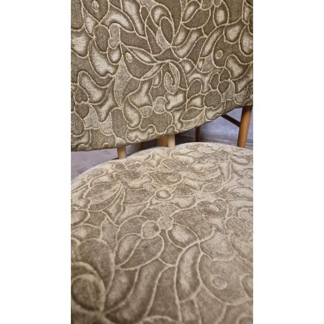 Olive Bentwood Dining Chairs in Beechwood & Olive Velour from TON, Czechoslovakia, 1970s, Set of 4 For Sale - Image 8 of 9