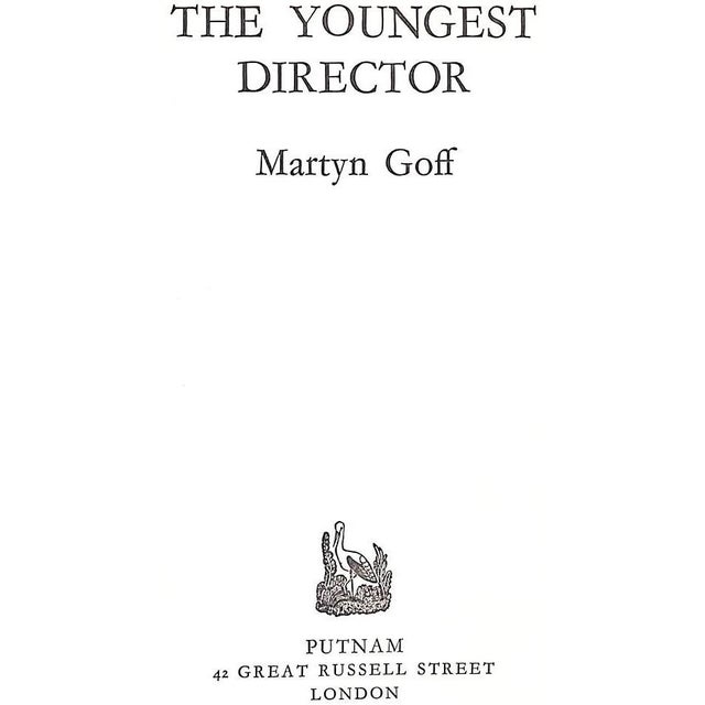GOFF, Martyn [237] pp. Putnam 1961 Second Edition 8" x 5 1/2" Story of a gay London professional and his struggles for...