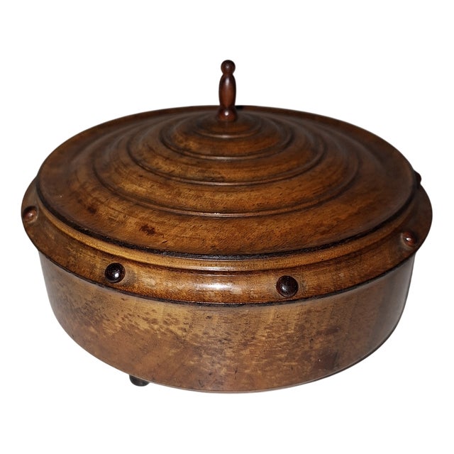 Art Deco Handmade Lidded Box, 1920s For Sale