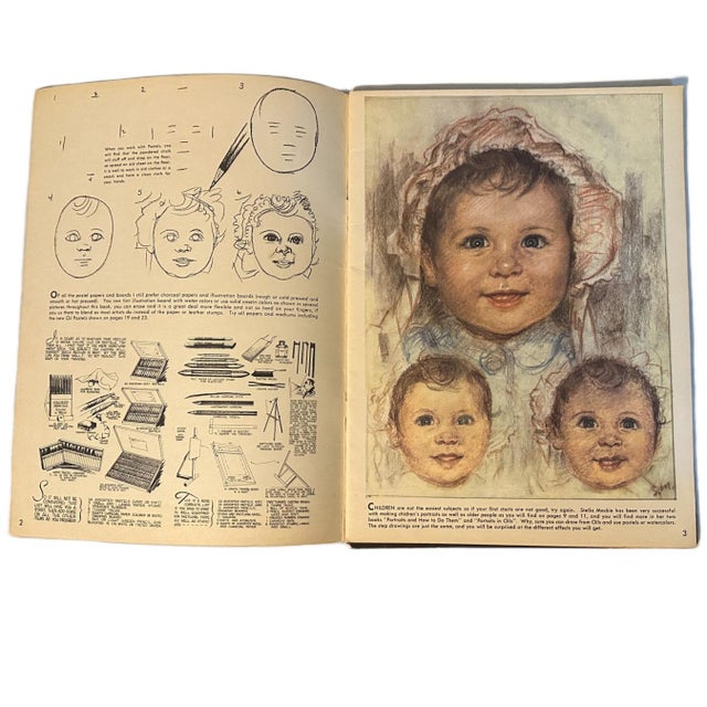 Vintage 1950s Mid Century Art Instruction/Coffee Table Books W/Frameable Lithographs - 6 Pc Set For Sale - Image 11 of 18