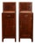 Mahogany Bedside Tables with Liberty Tops, Set of 2 For Sale