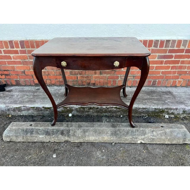 Victorian Antique Tiger Oak Library Table Desk, 19th Century. For Sale - Image 3 of 11