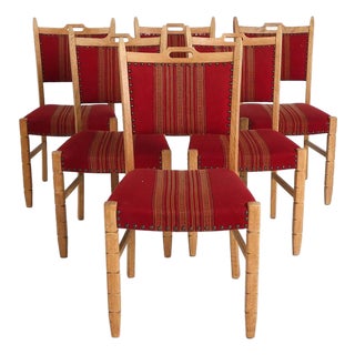 Set 6 Danish Mid Century Modern Dining Chairs For Sale