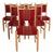 Set 6 Danish Mid Century Modern Dining Chairs For Sale