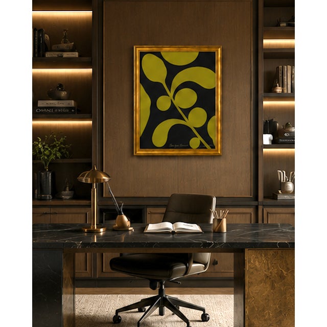 2020s Night Bloom Abstract Painting, , Framed, by Bryan Boomershine For Sale - Image 5 of 9
