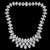 Metal 55 Ct Diamond Bridal Necklace 18 Karat White Gold 107 Gm, Estate For Sale - Image 7 of 8