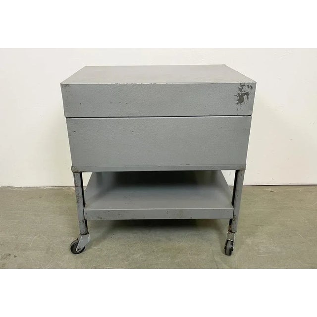 Gray Industrial Grey Trolley, 1960s For Sale - Image 8 of 13