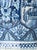Vintage Delft Blue and White Chinoiserie Makkum Table Lamp, 1950s For Sale - Image 16 of 18