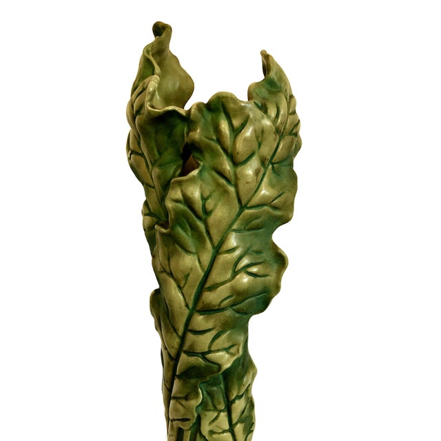 Pair of Art Nouveau Leafy “Beetle” Vases by Bernhard Bloch For Sale - Image 4 of 11
