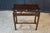 Vintage Hekman Georgian Style Mahogany Flip Top Game Card Hall Console Table For Sale - Image 11 of 17