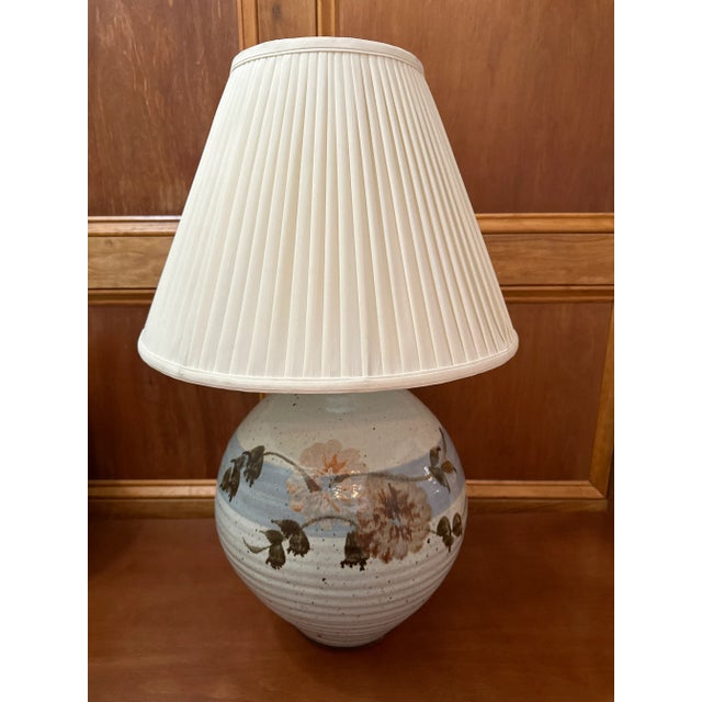 Ceramic 1970 California Ceramic Co. Attributed Stoneware Table Lamps - a Pair For Sale - Image 7 of 12