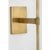 Waterford for Visual Comfort Signature Blaze 14" Sconce in Natural Brass with Clear Crystal For Sale - Image 11 of 14
