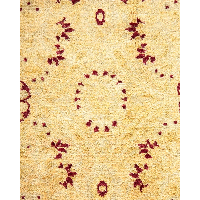 Moroccan Vintage Moroccan Hand Knotted Wool Area Rug, Beige - 8'2" X 10'6" For Sale - Image 3 of 9