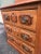 Wood Antique Early American Walnut and Burlwood 3-Drawer Chest of Drawers For Sale - Image 7 of 12