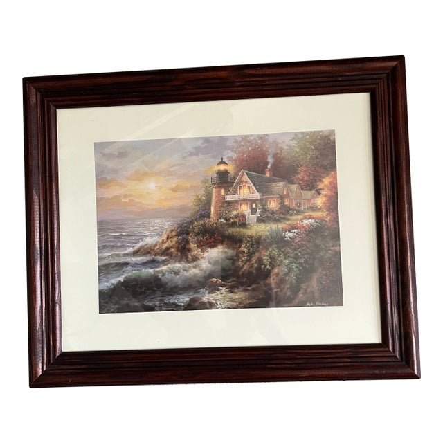“Guardian of the Sea” Matted & Framed Painting (29” X 24”) by Nicky Boehme For Sale