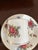 English Vintage Crown Staffordshire Fine Bone China Demitasse Cup and Saucer With Vibrant Floral Bouquets and Gold Trim For Sale - Image 3 of 4