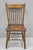 Antique Primitive Rustic French Farmhouse Wooden Faux Bamboo Side Chair. Circa Late 19th Century. Measurements: 35" H x...