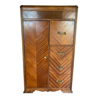 Vintage Wood Armoire For Sale