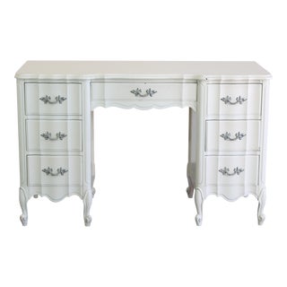 Vintage French Provincial Vanity Desk For Sale