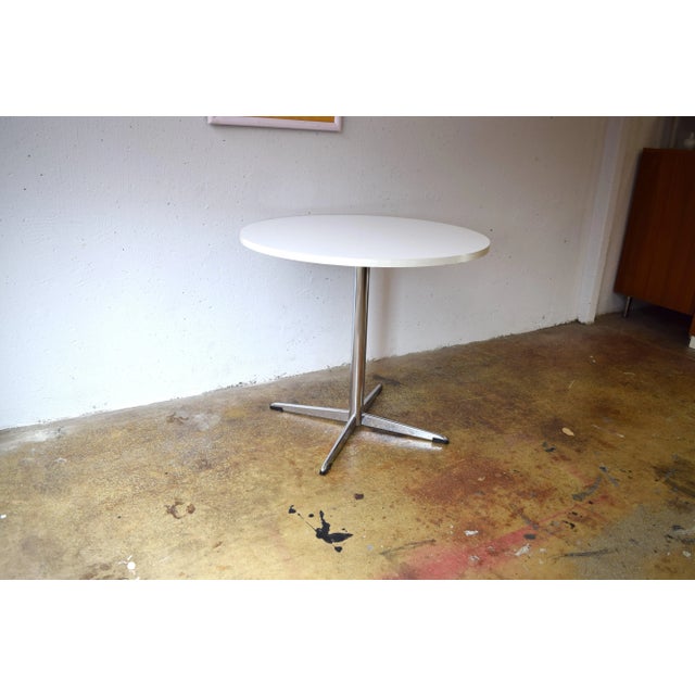 Vintage Space Age Chrome Side Table, 1970s For Sale - Image 4 of 9