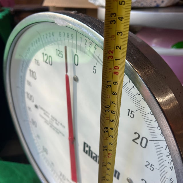 Metal Chatillon Silver Jumbo Vintage Scale For Sale - Image 7 of 9