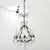 Mid 20th Century French Vintage Baguès Style Bronze & Crystal Chandelier For Sale - Image 5 of 12