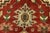 Heriz Rug 9′ X 11’10” Red Wool Tribal Hand-Knotted Oriental Carpet For Sale - Image 9 of 15