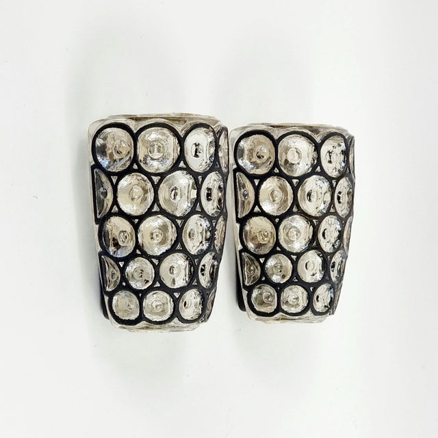 Mid-Century Modern 1960s Mid-Century Modern Glass Wall Light/Sconces From Limburg, Germany - a Pair For Sale - Image 3 of 10