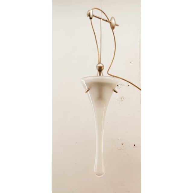 Murano Glass Suspension Light For Sale - Image 14 of 18