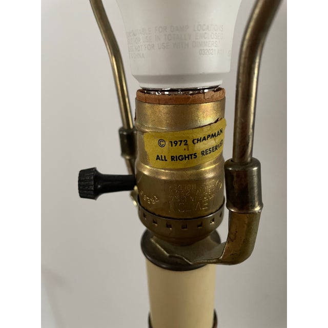 1972 Chapman Hunting Horn Form Floor Lamp With Black Base — Mid-Century Modern For Sale In Seattle - Image 6 of 11